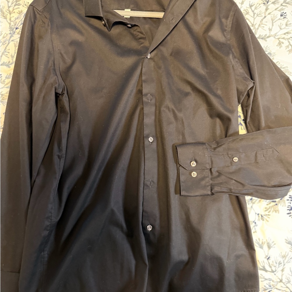 Perry Ellis Black Dress Shirt for Men
